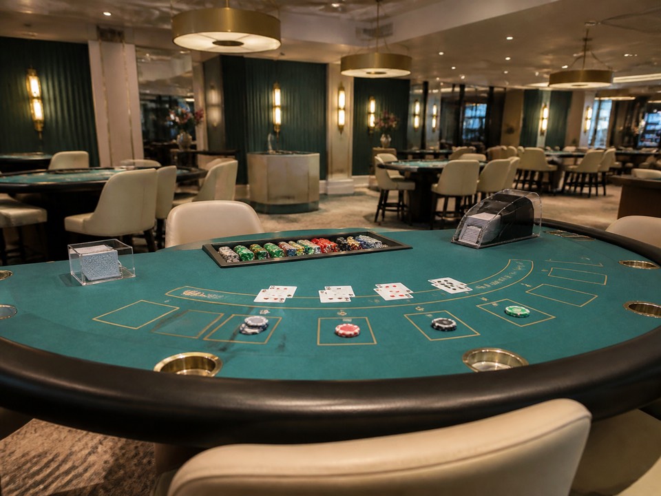 Blackjack op een echte speellocatie