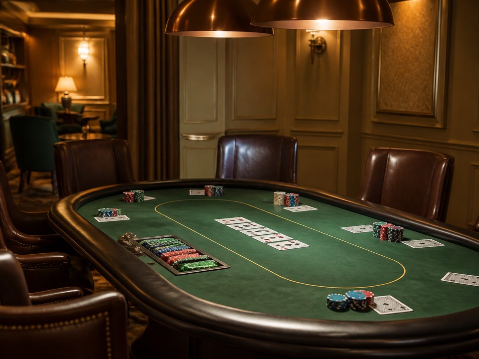 Poker op een echte speellocatie