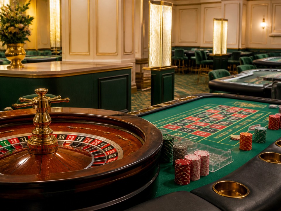 Roulette op een echte speellocatie